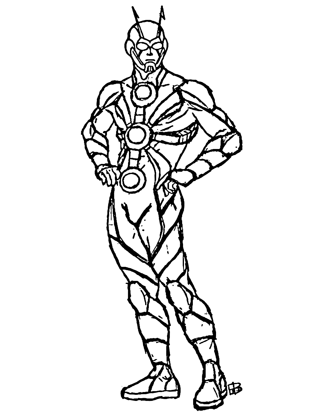 Ant Man Free Coloring Pages