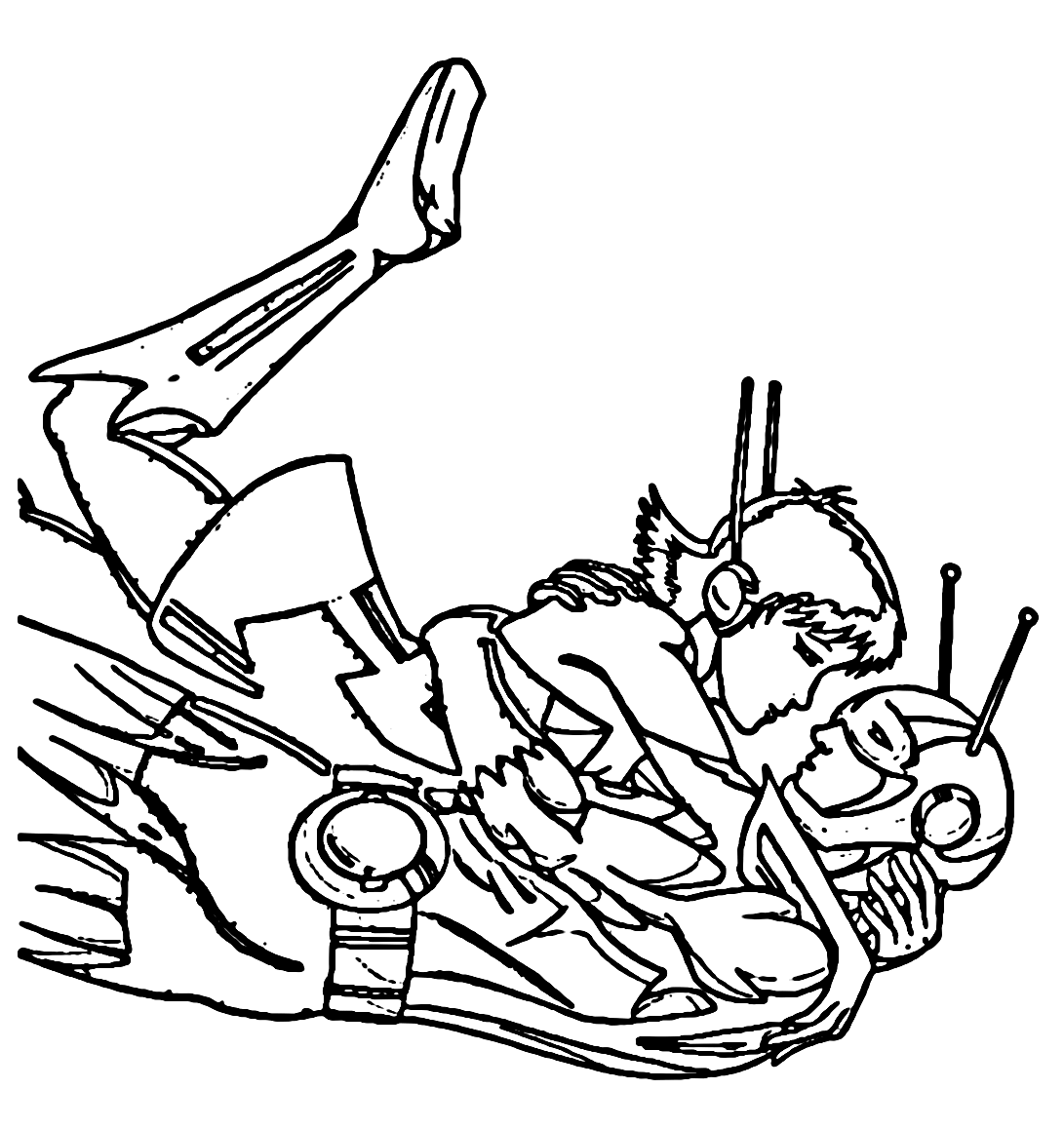 Ant Man in Love Coloring Pages