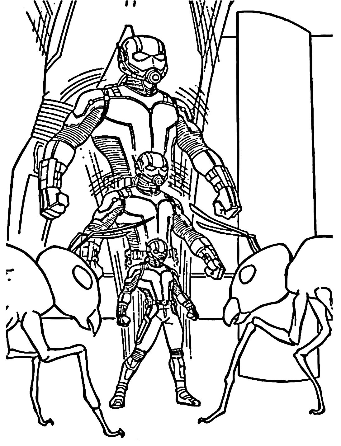 Ant Man To Print Coloring Pages