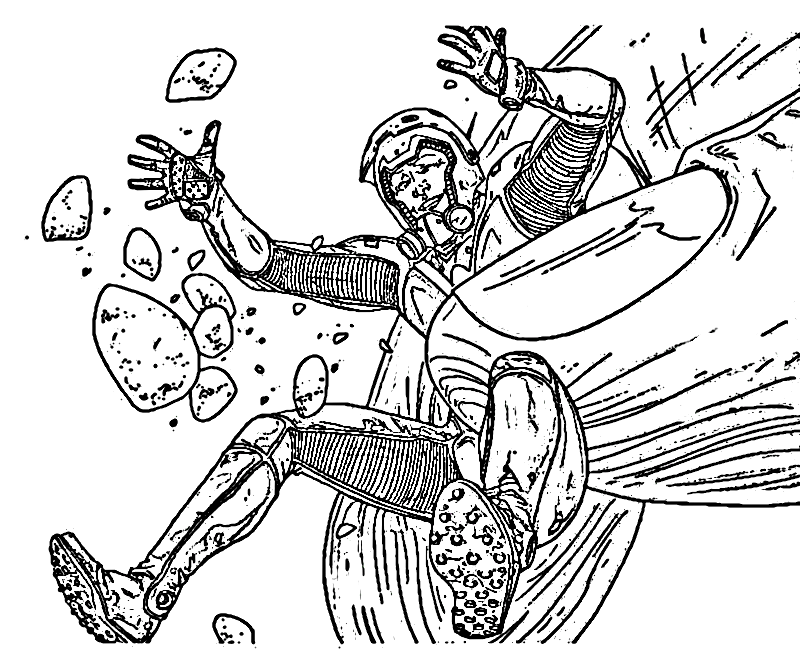 Ant Man est attrapé lors de l'attaque dans le film Ant-man d'Ant-man
