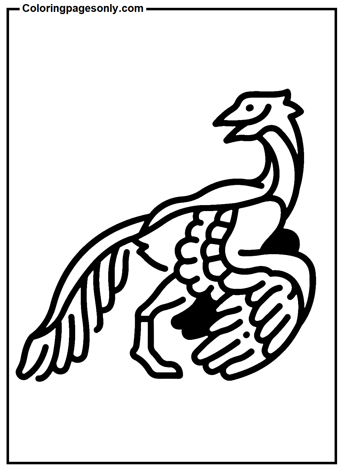 Archaeopteryx To Print Coloring Pages