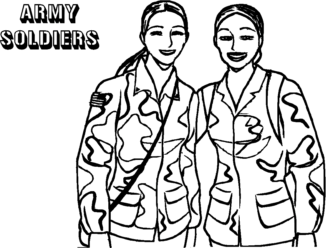 Army Soldiers Coloring Pages