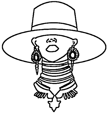 Beyonce for Kids Coloring Pages