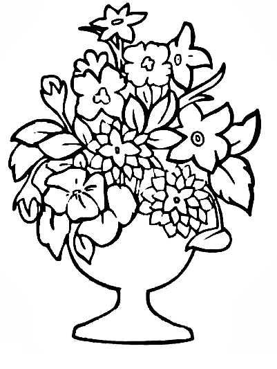 Bouquet Women s Day Coloring Pages