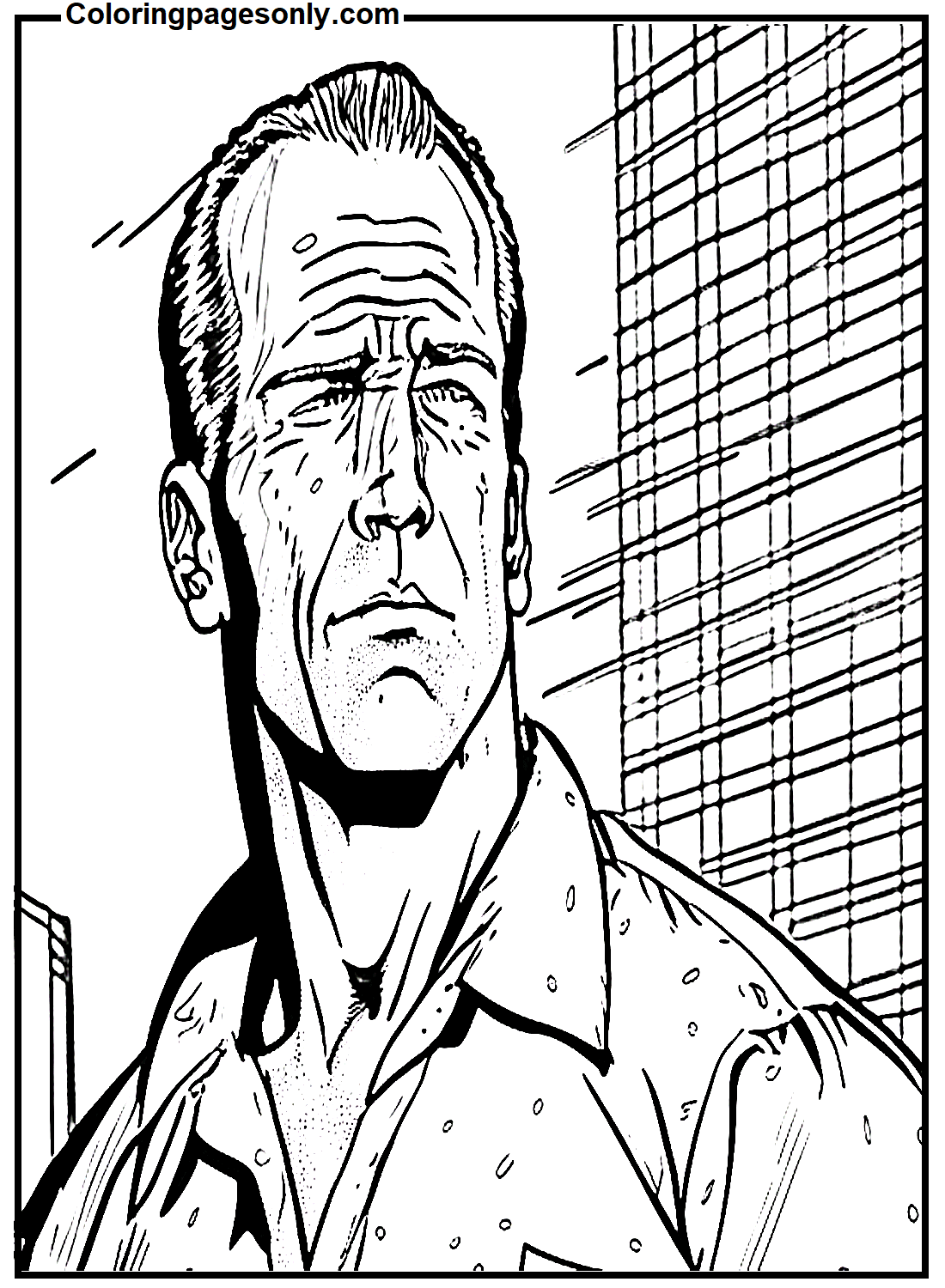 Bruce Willis als John McClane Foto van Bruce Willis