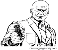 Bruce Willis Coloring Pages