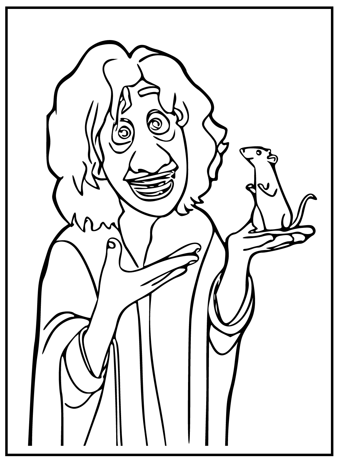 Bruno And Mouse Coloring Pages