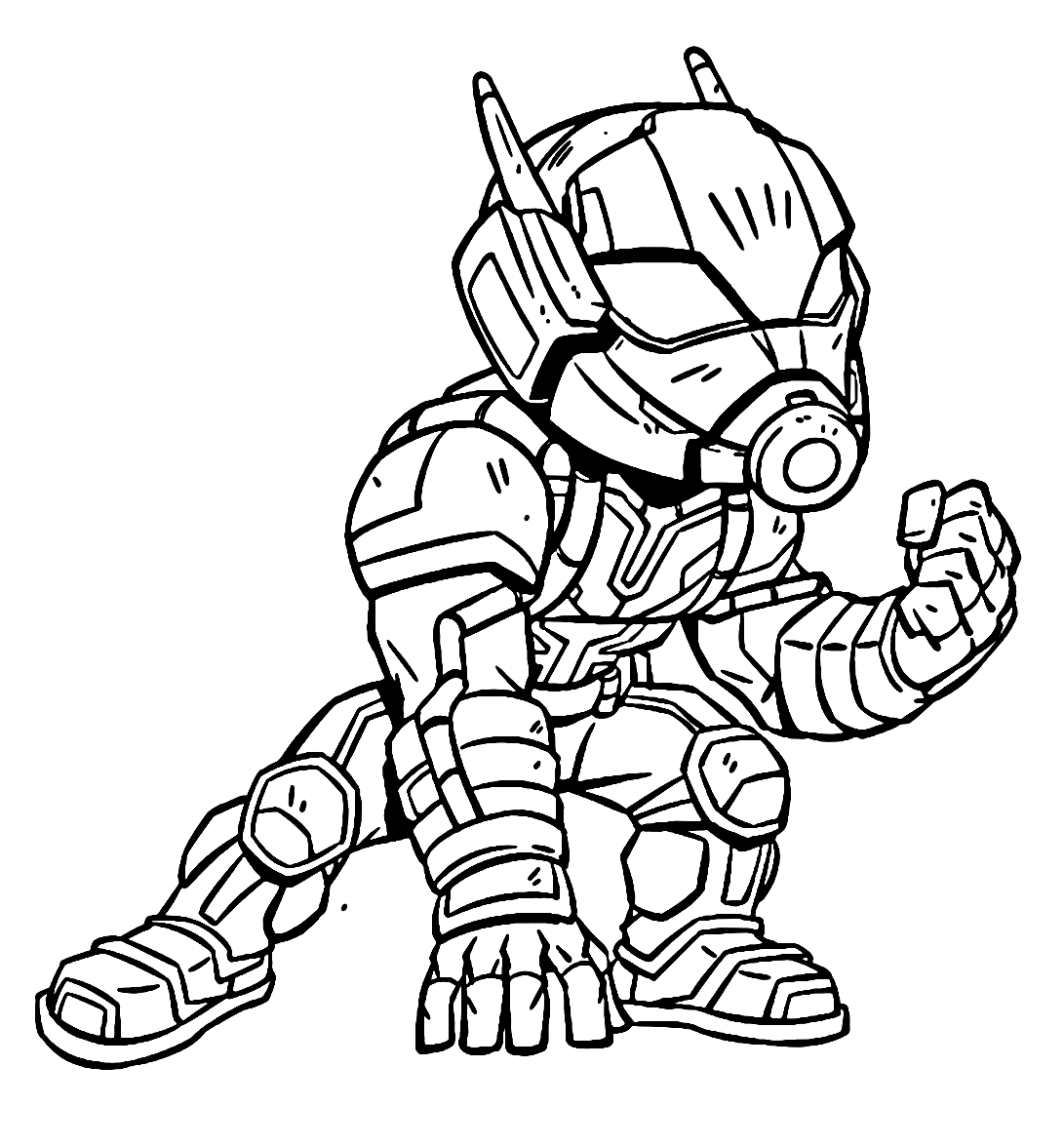 Cute Ant Man Coloring Pages