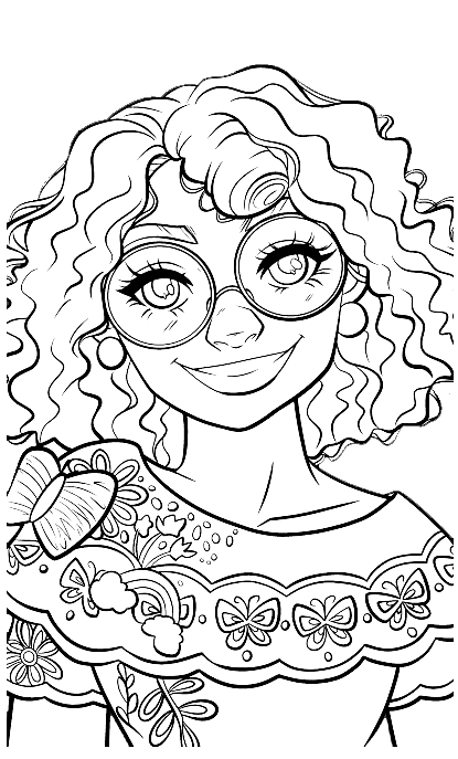 Cute Mirabel Coloring Pages