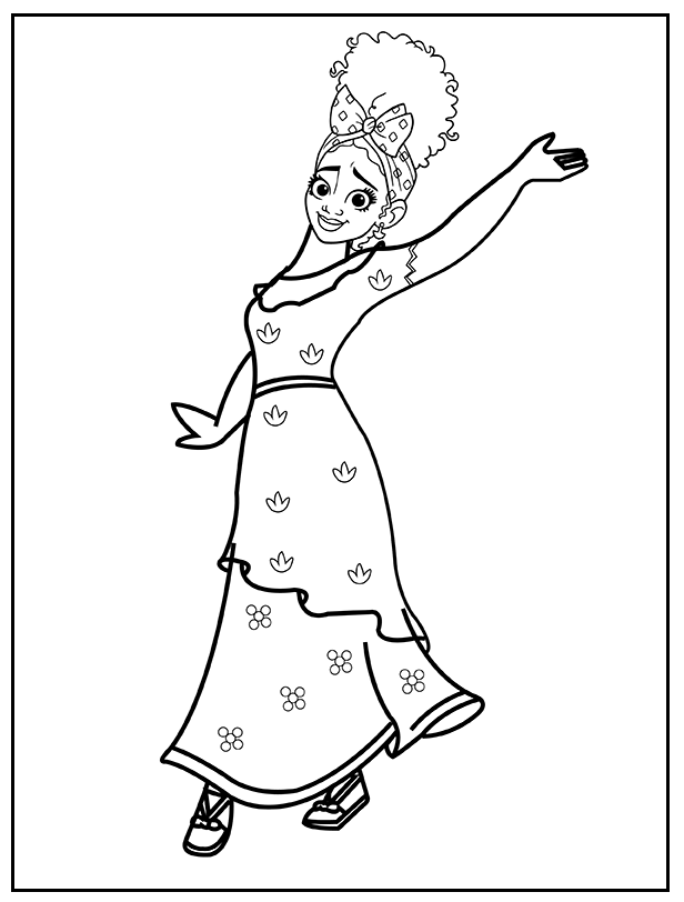 Dolores Madrigal bailando del Encanto