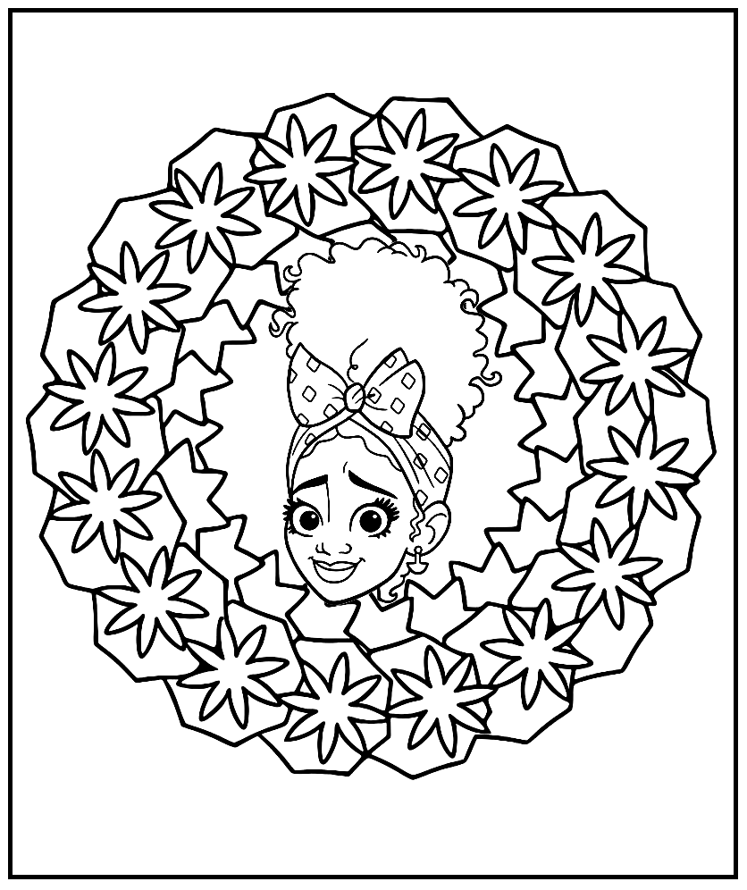 Dolores Madrigal Mandala Coloring Pages