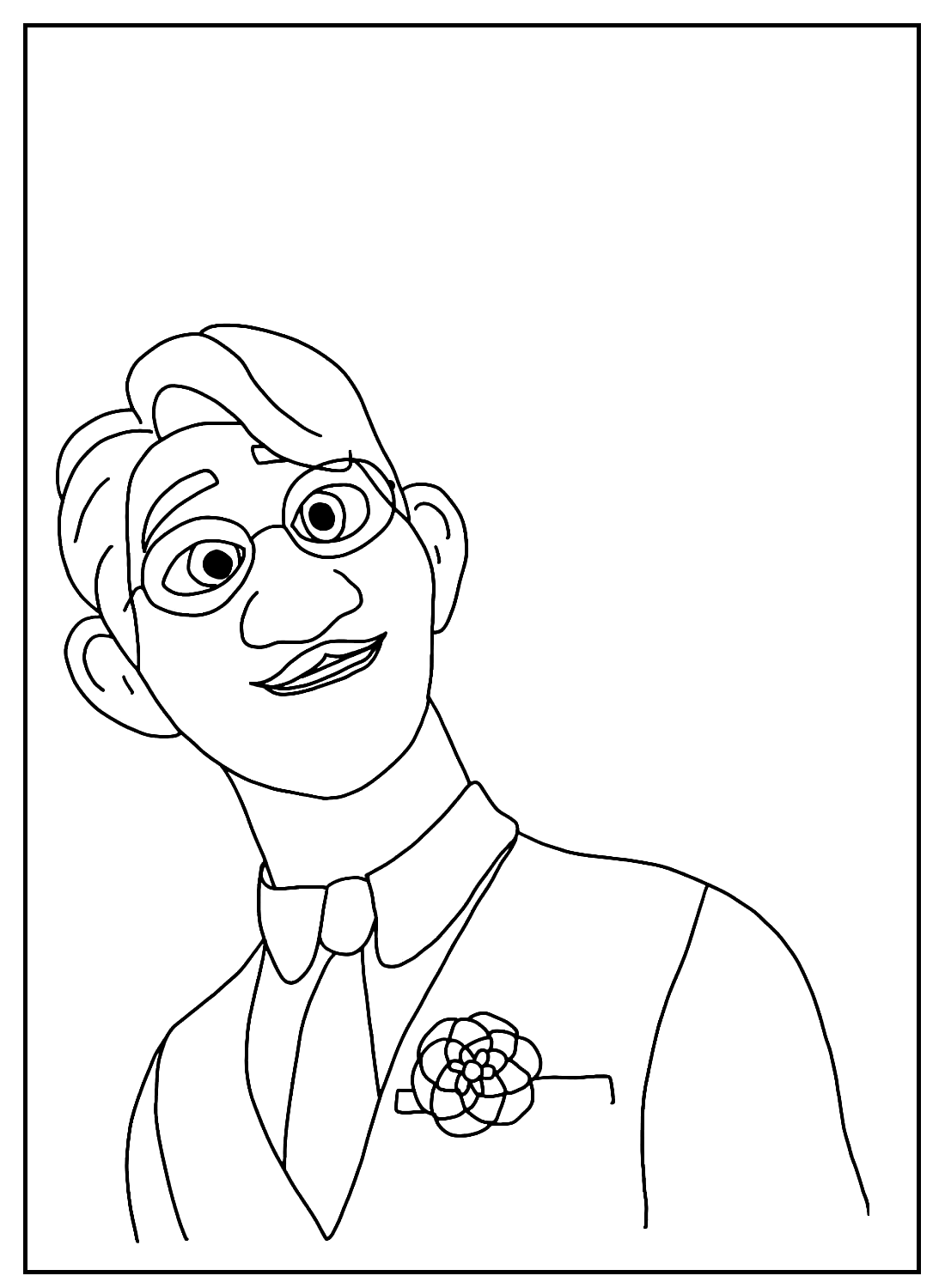 Encanto Agustin Coloring Pages