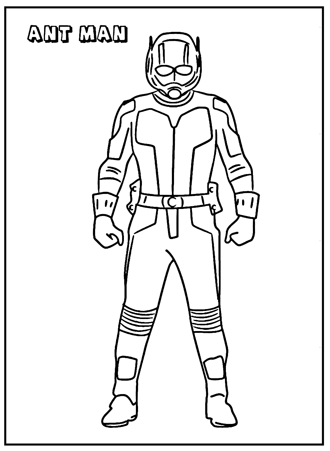 Free Ant Man Coloring Pages