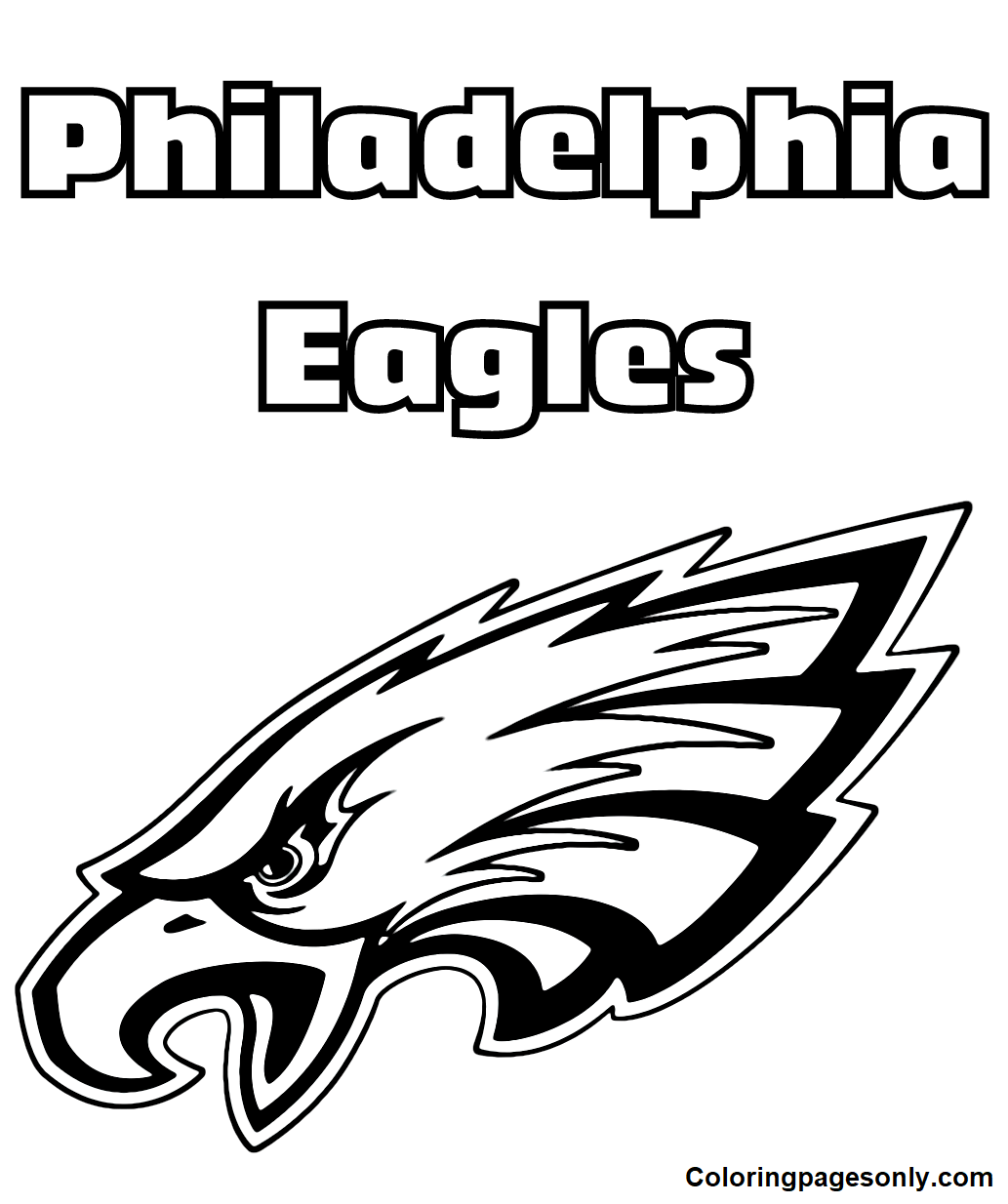Free Printable Philadelphia Eagles Coloring Pages