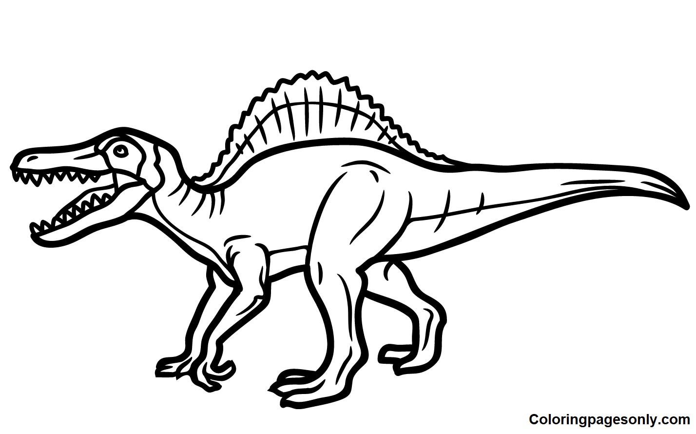 Free Printable Spinosaurus Coloring Pages