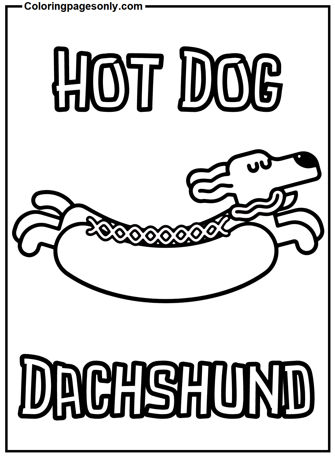 Dachshund de cachorro-quente from Cachorro-quente