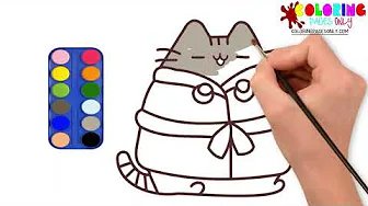 How to draw and paint Pusheen