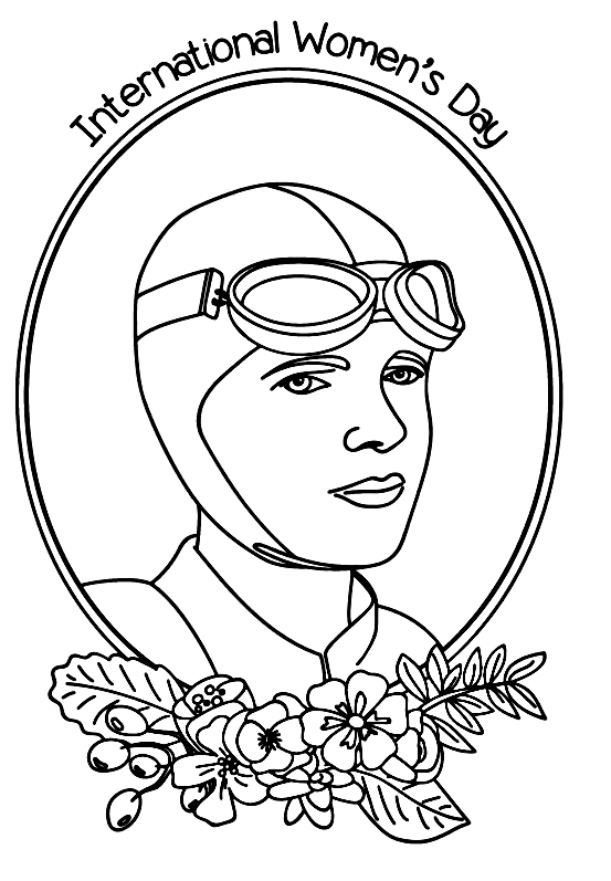 International Women s Day Coloring Page