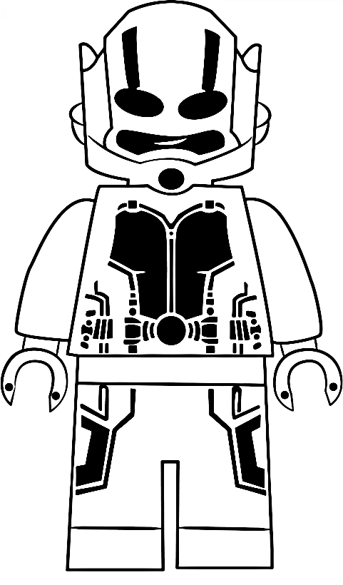 Lego Ant Man 1 Coloring Page
