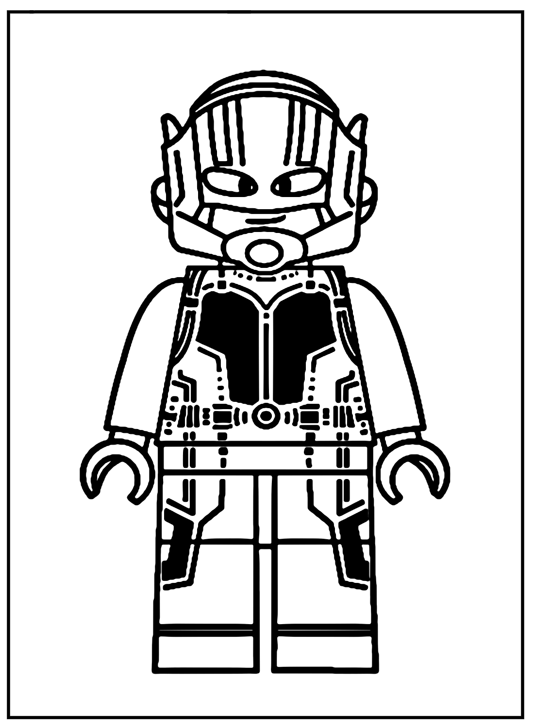 Lego Ant Man Coloring Pages