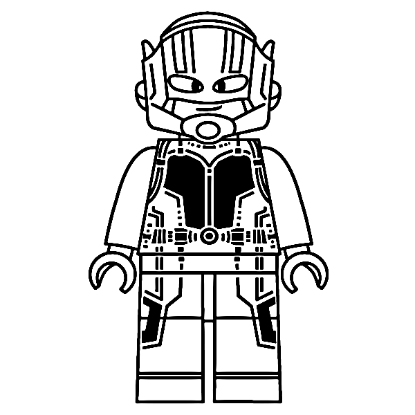 Lego Ant Man Coloring Page