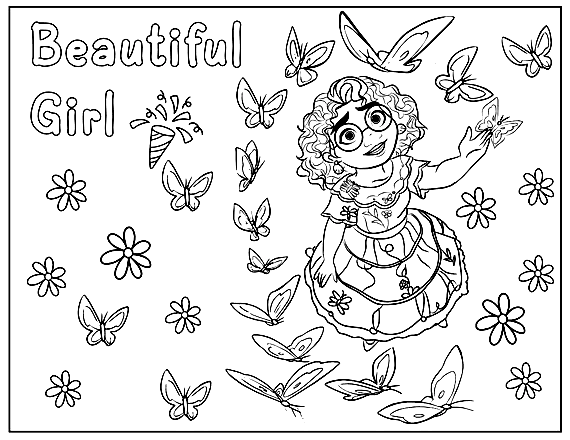 Lovely Mirabel Coloring Pages