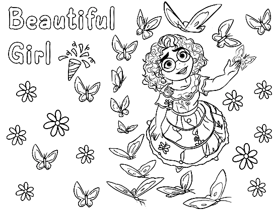Lovely Mirabel Coloring Pages