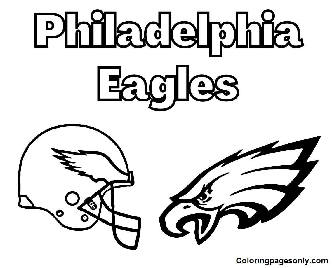 Philadelphia Eagles Team Coloring Pages