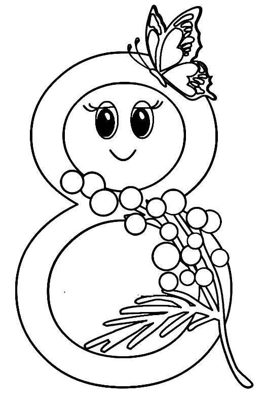 Preschool 8th March International Womens Day Coloring Pages