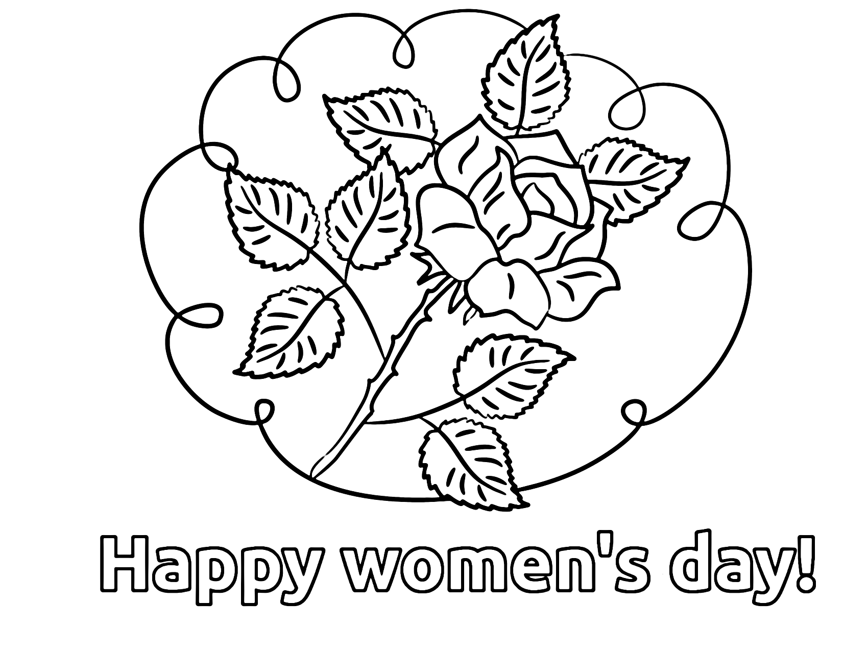 Rose Kids Womens Day from Women's Day 2024