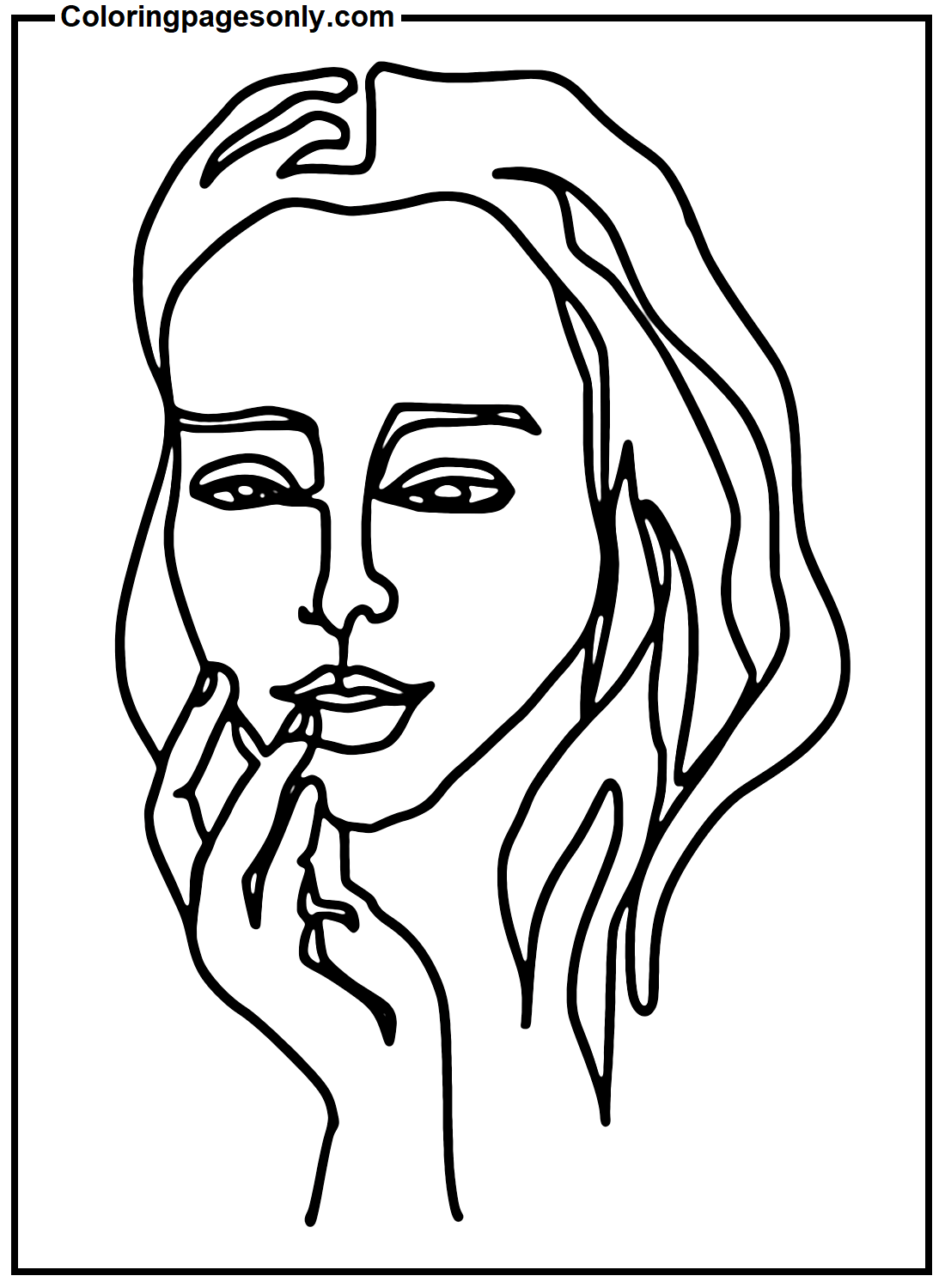 Selfie Fee Coloring Pages