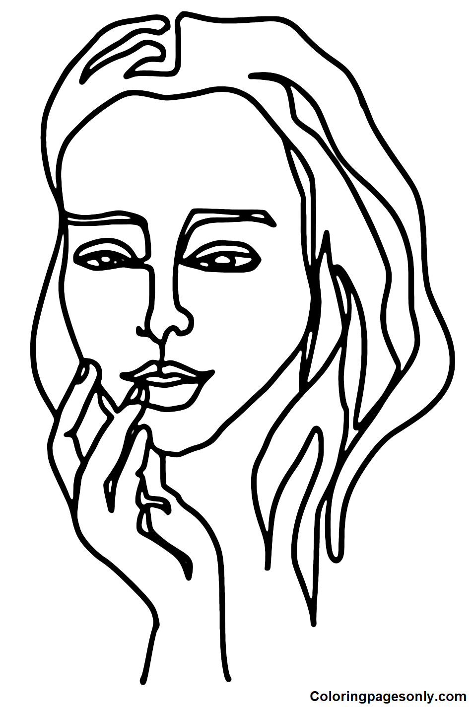 Selfie Fee Coloring Pages
