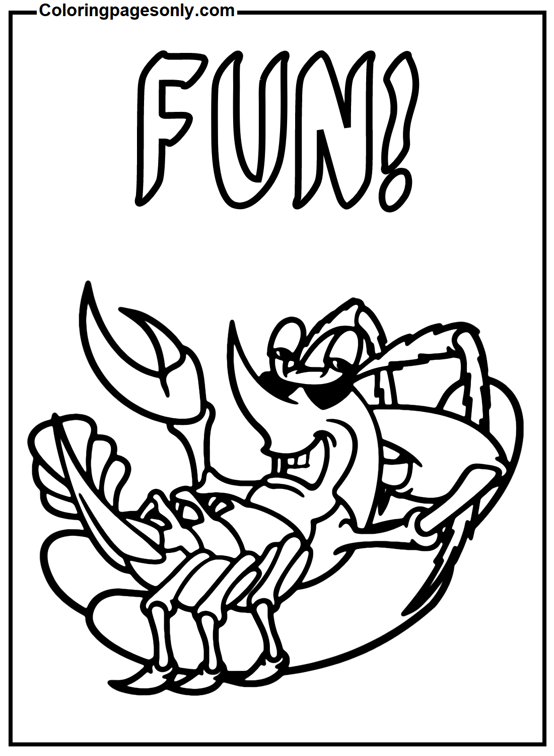 Shrimp Hot Dogs Coloring Pages