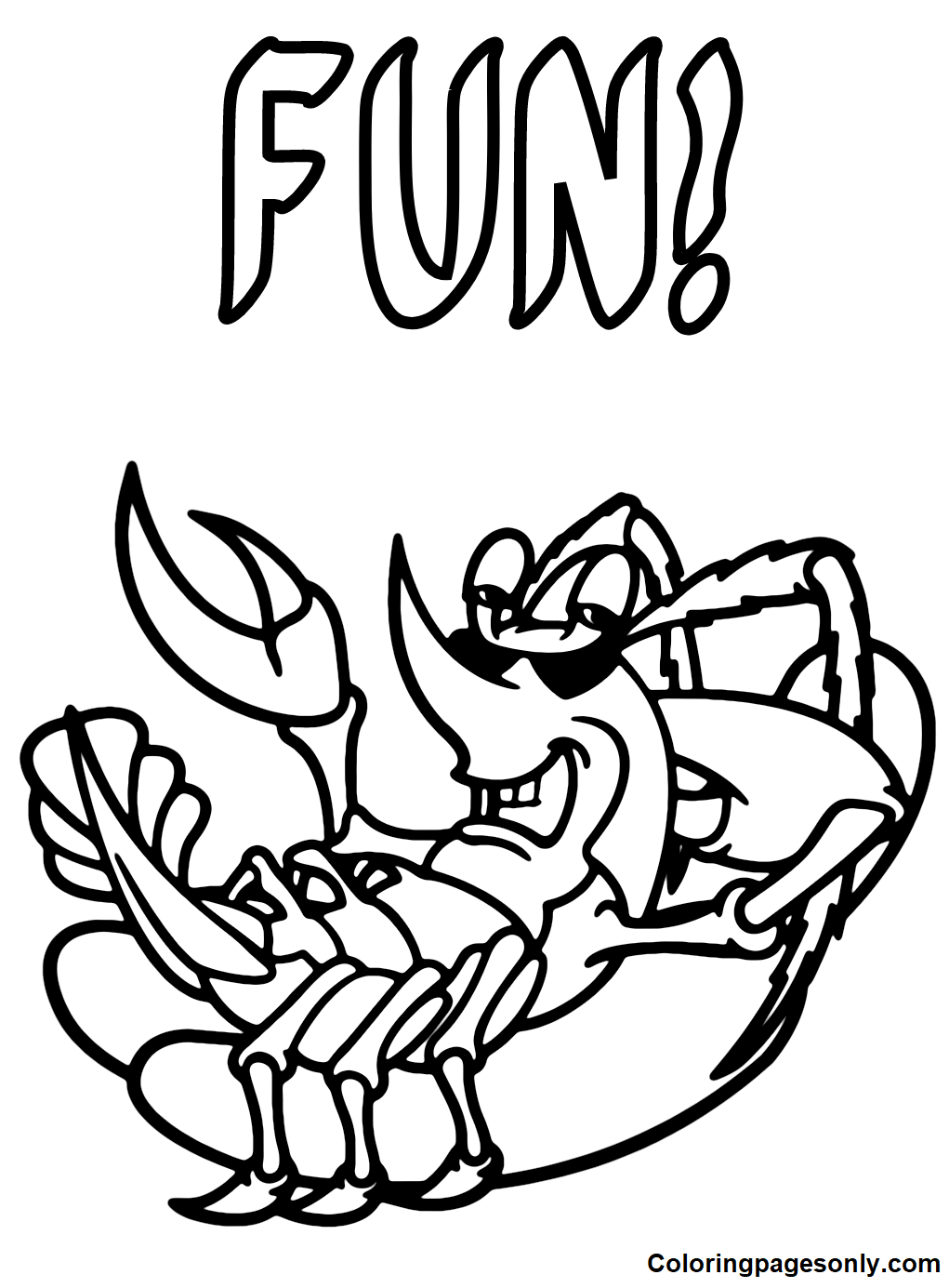 Shrimp Hot Dogs Coloring Pages