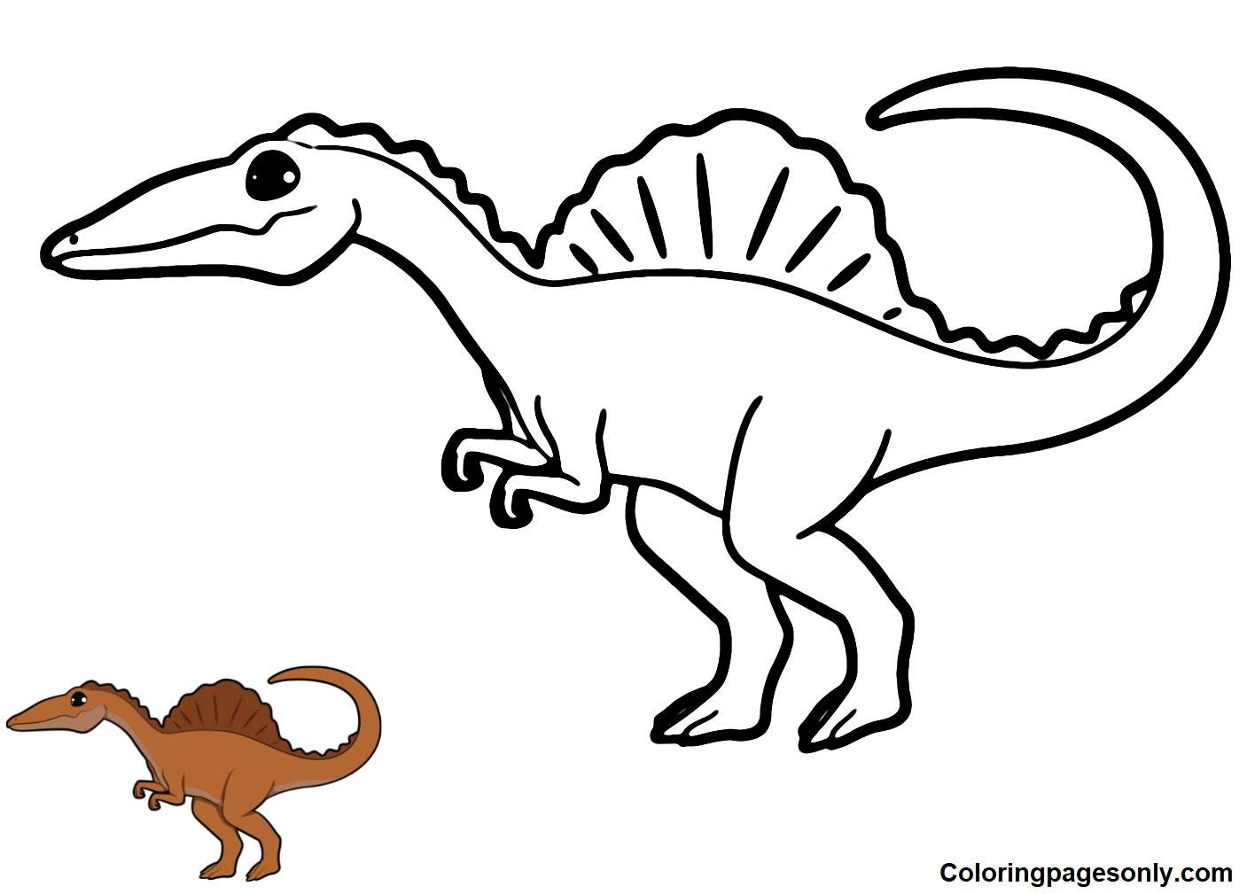 Spinosaurus Image Coloring Pages