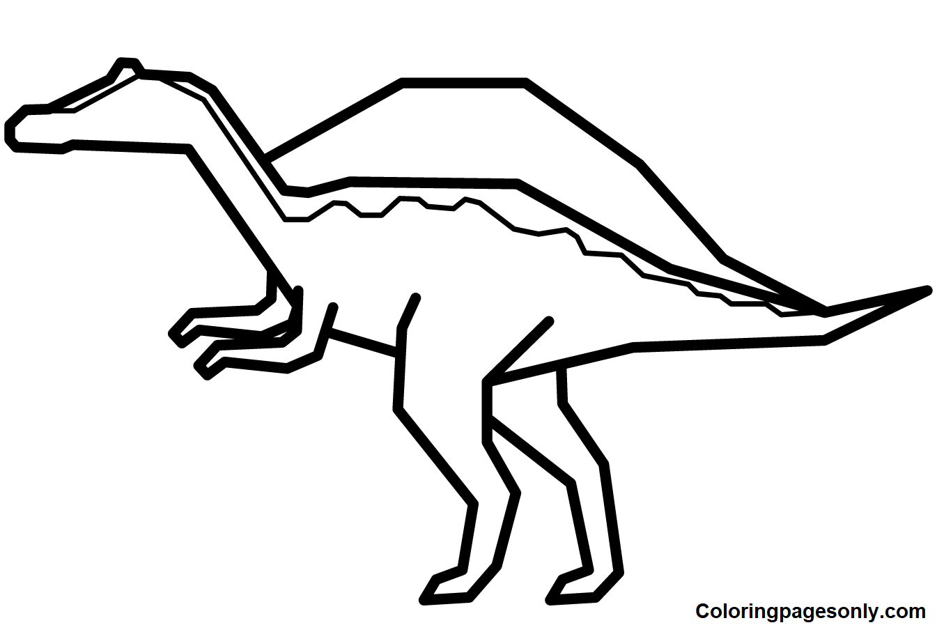 Spinosaurus Picture to Print Coloring Pages