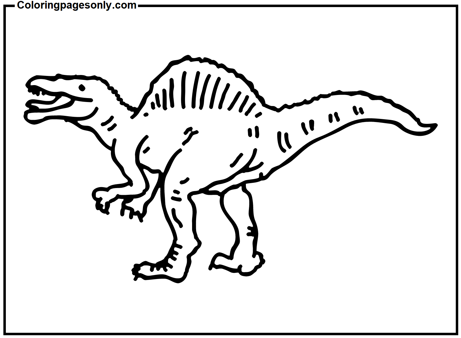 Spinosaurus Picture Coloring Pages