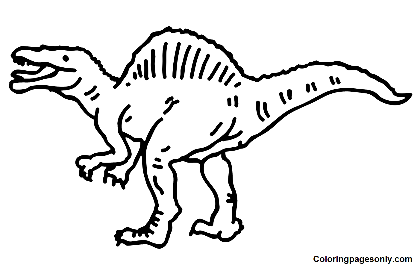 Spinosaurus Picture Coloring Pages