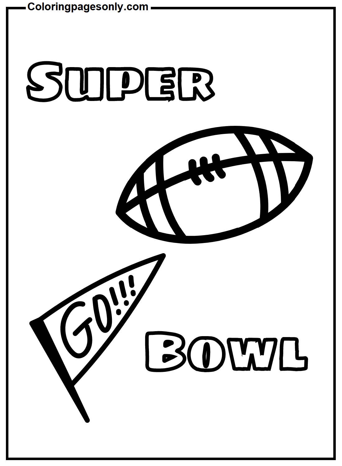 Super Bowl Frei vom Super Bowl 2024