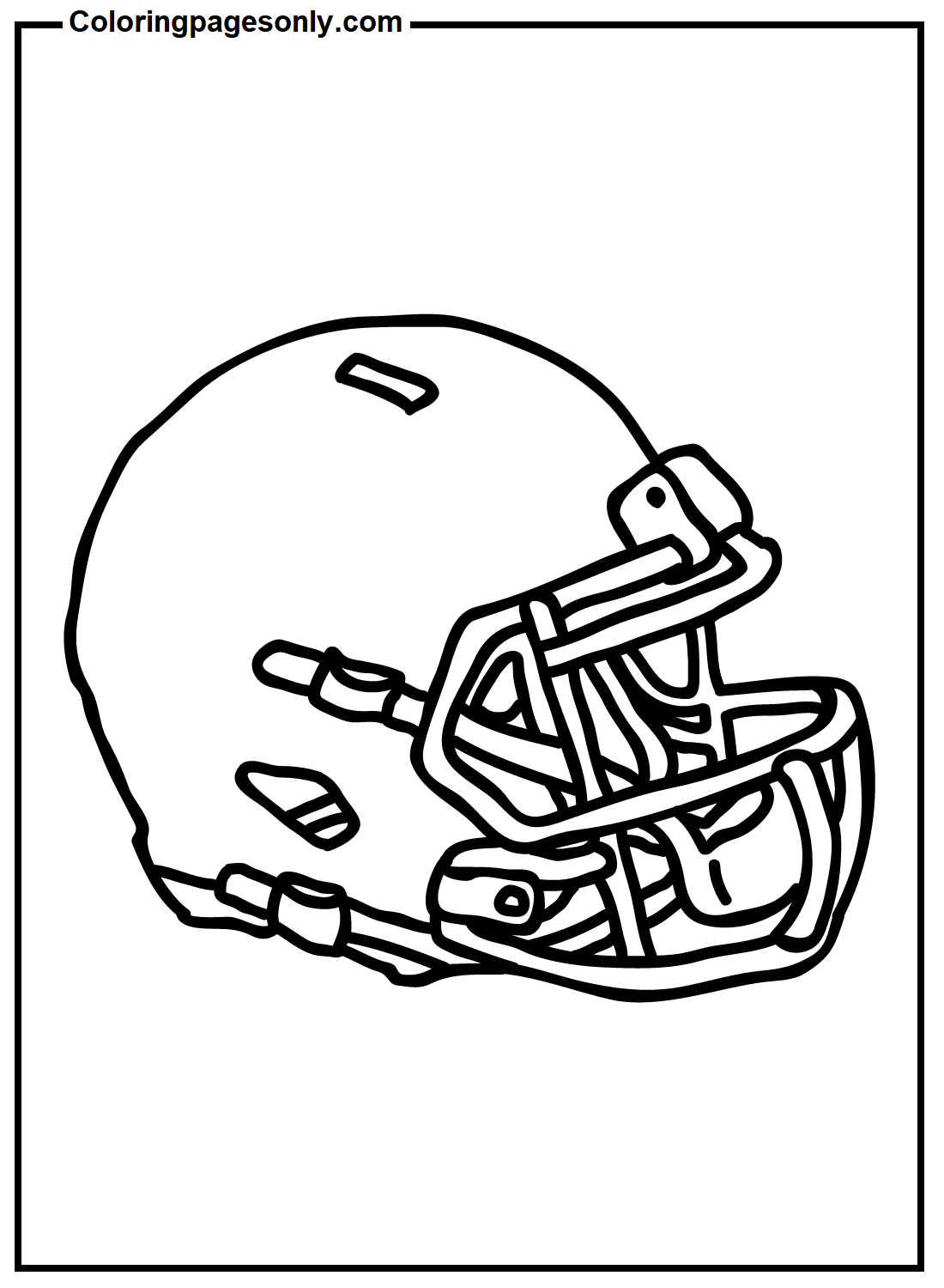Super Bowl-Helm zum Ausdrucken vom Super Bowl 2024