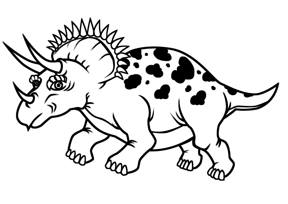 Трицератопс Динозавр 4 из Трицератопса