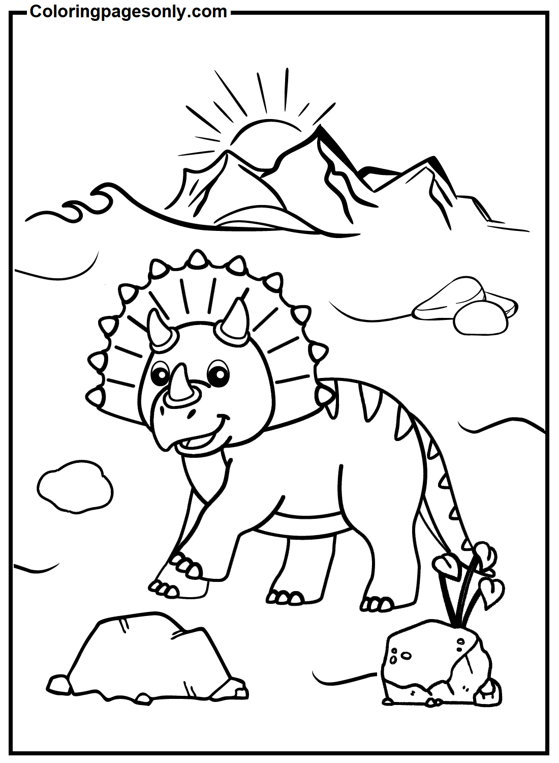 Triceratopo per bambini da Triceratopo