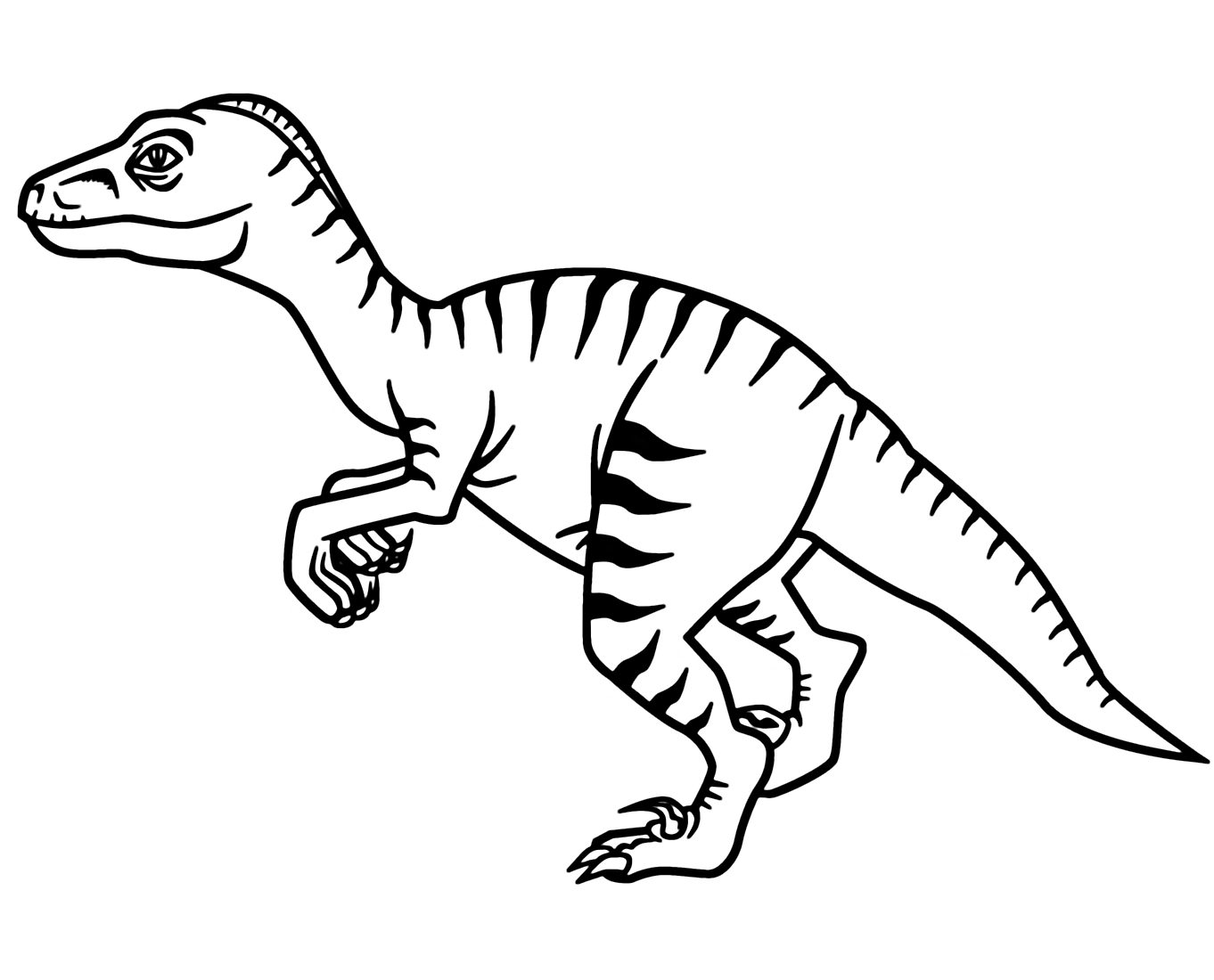 Dinosaure vélociraptor de Velociraptor