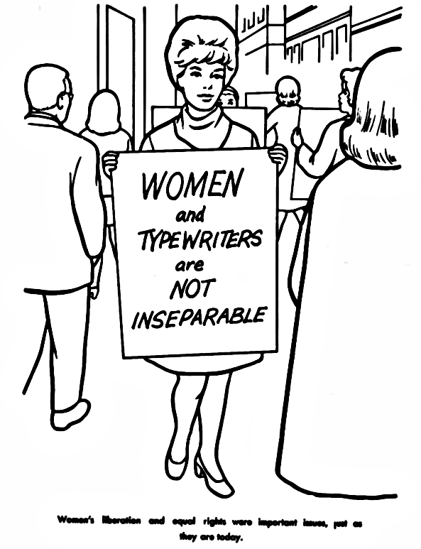 Women’s Right Coloring Page