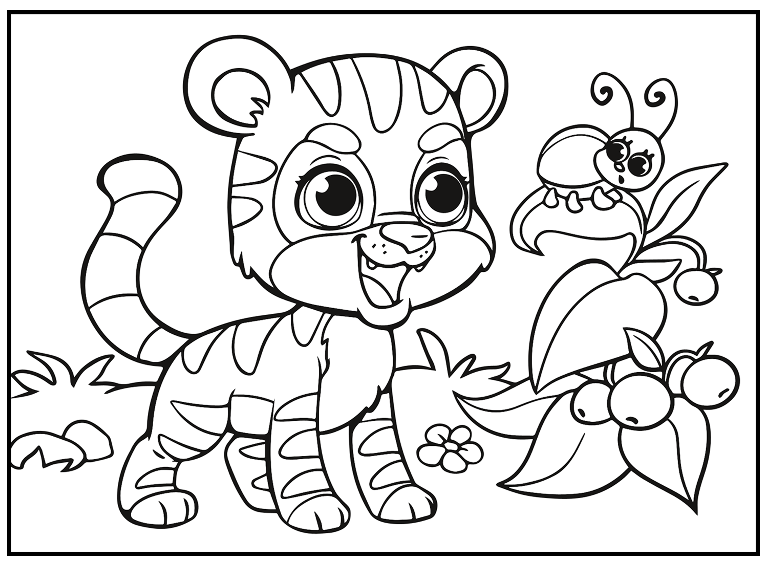 Cute Kawaii Animals To Color at gancadeblog Blog