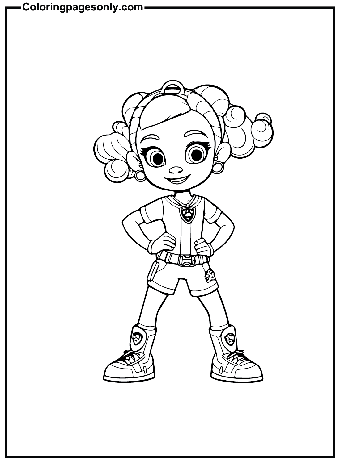 Adorable Rainbow Rangers Coloring Pages
