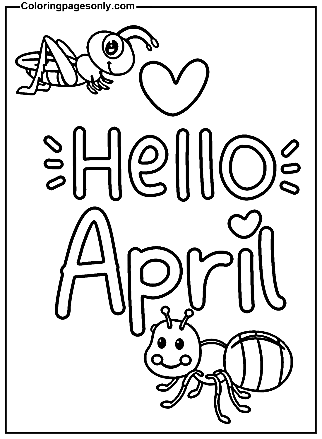 Animals Hello April from April 2024