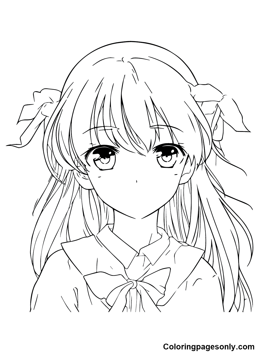 Anime Girl-tekening van Anime Girl