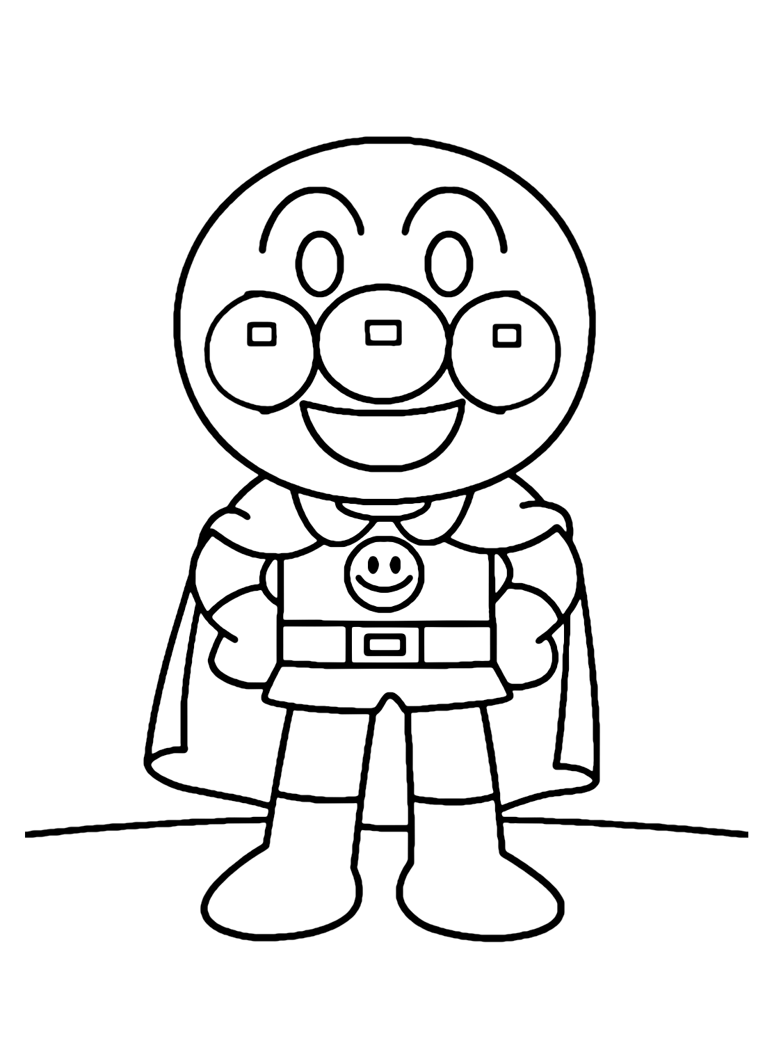 Anpanman Image Coloring Pages