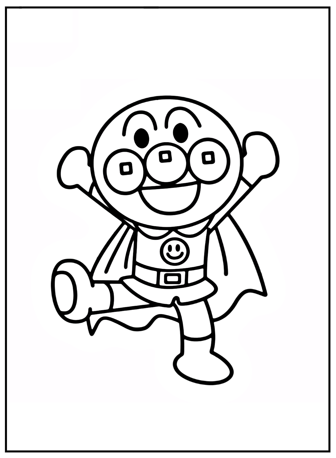 Pictures Anpanman Coloring Page